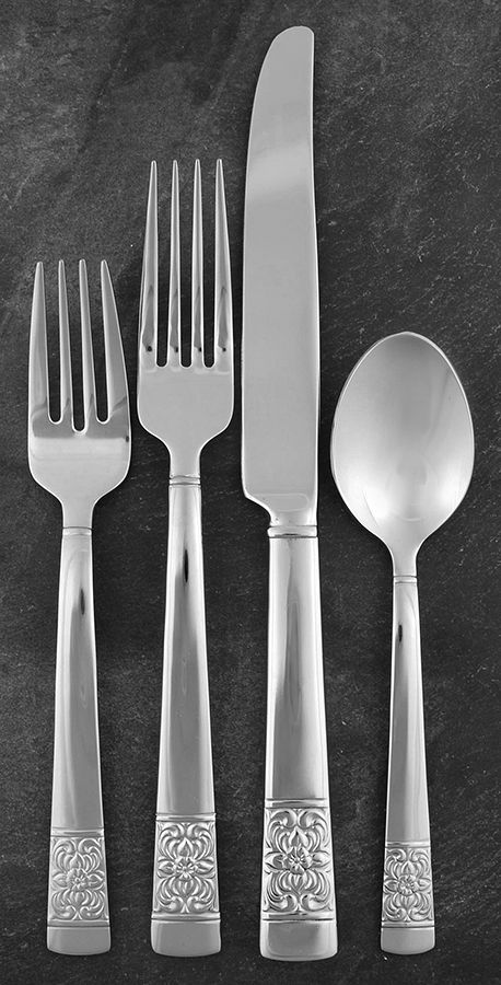 Harvest Bouquet (Stainless) 4 Piece Place Setting by Reed & Barton-1