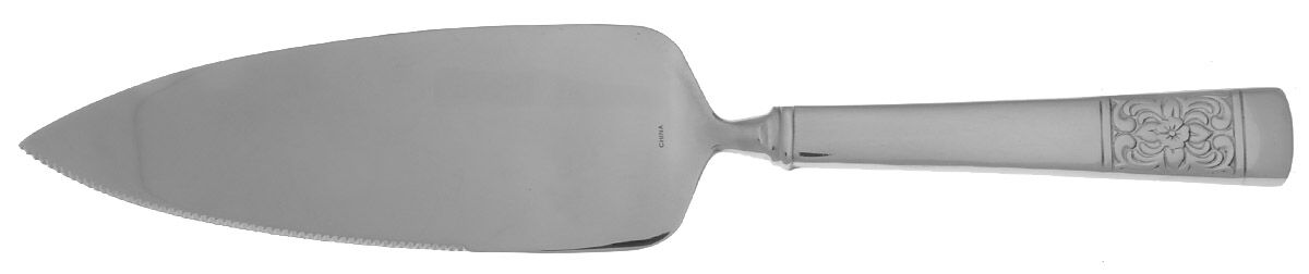 Harvest Bouquet (Stainless) Pie Server with Serrated Stainless Blade HC by Reed & Barton-1