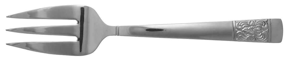 Harvest Bouquet (Stainless) Medium Solid Cold Meat Serving Fork by Reed & Barton-1