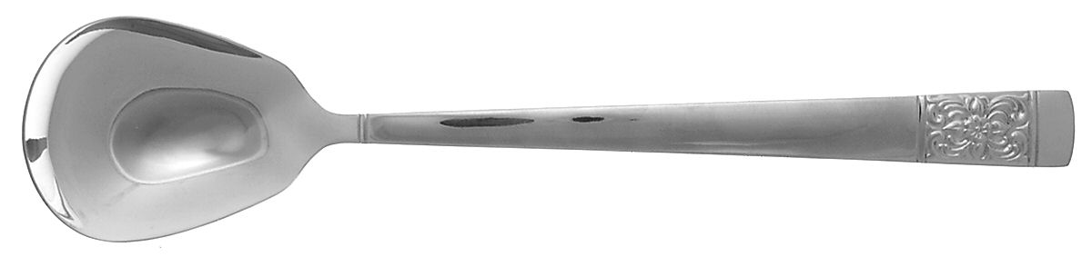 Harvest Bouquet (Stainless) Solid Salad Serving Spoon by Reed & Barton-1