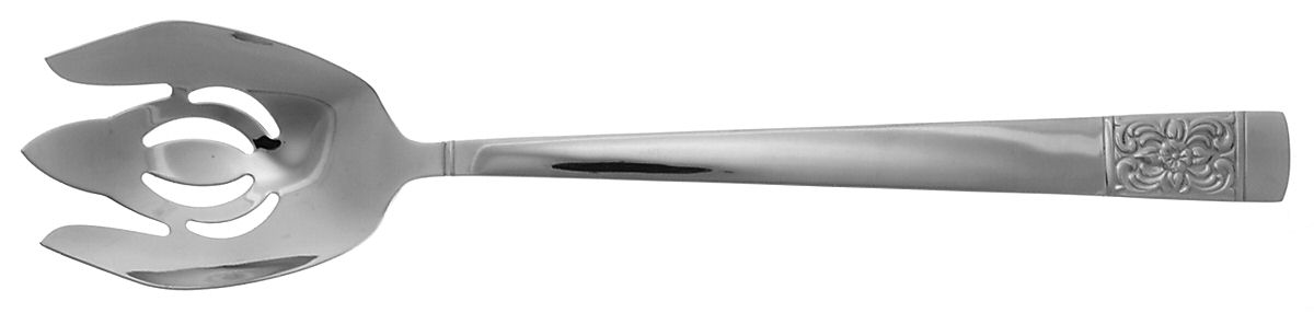 Harvest Bouquet (Stainless) Solid Salad Serving Fork by Reed & Barton-1