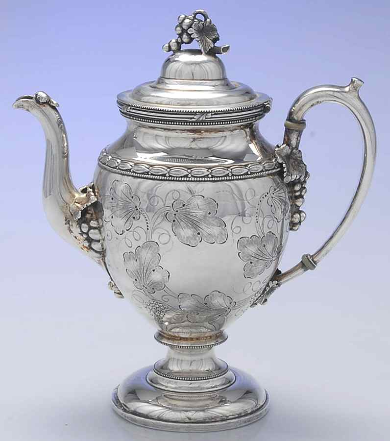 1952 (Silverplate, Hollowware) Silverplate Coffee Pot by Reed & Barton-1