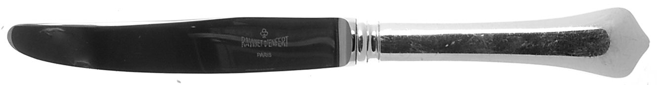 RVF4 (Silverplate) Modern Hollow Knife by Ravinet d'Enfert-1