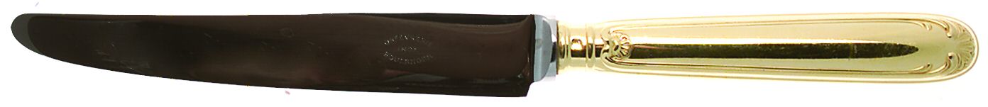 RVF5 (Gold Electroplate) New French Hollow Knife by Ravinet d'Enfert-1