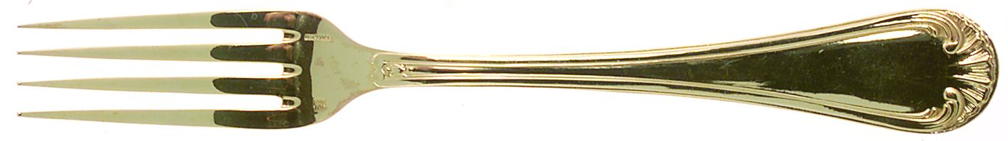 RVF5 (Gold Electroplate) Fork by Ravinet d'Enfert-1