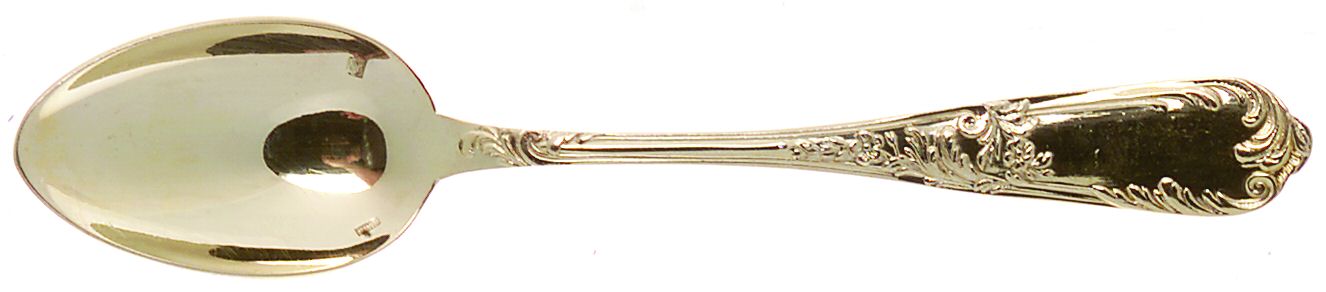 RVF6 (Gold Electroplate) Teaspoon by Ravinet d'Enfert-1