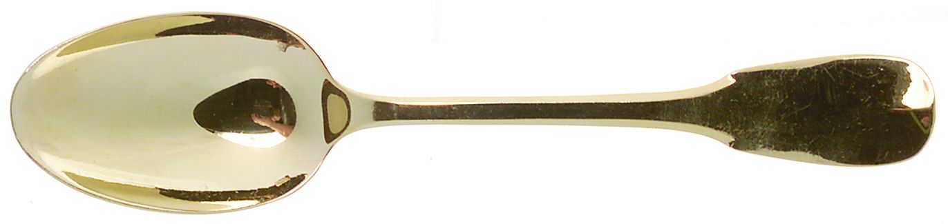 RVF7 (Gold Electroplate) Place/Oval Soup Spoon by Ravinet d'Enfert-1