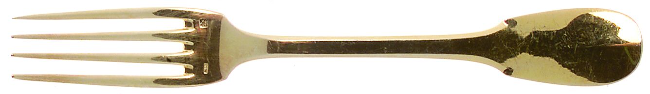 RVF7 (Gold Electroplate) Fork by Ravinet d'Enfert-1