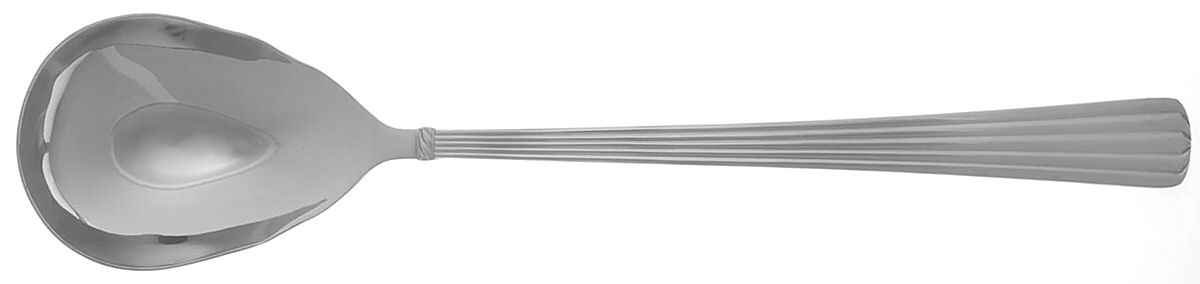Trinity Hall (Stainless) Oversize Solid Salad Serving Spoon by Reed & Barton-1