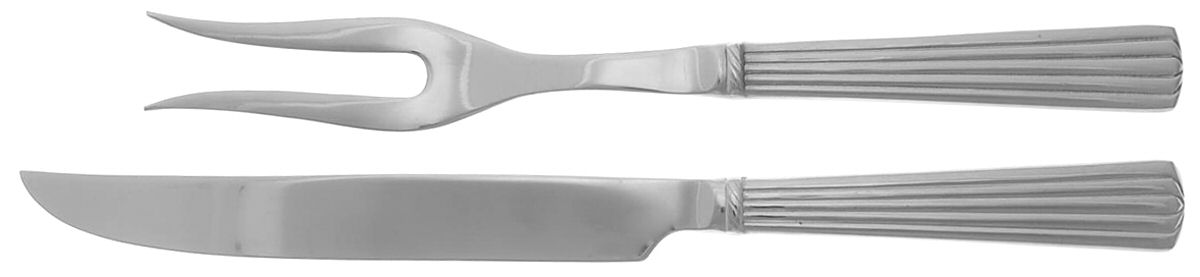Trinity Hall (Stainless) Large 2-Piece Roast Carving Set w/Stainless Blade by Reed & Barton-1