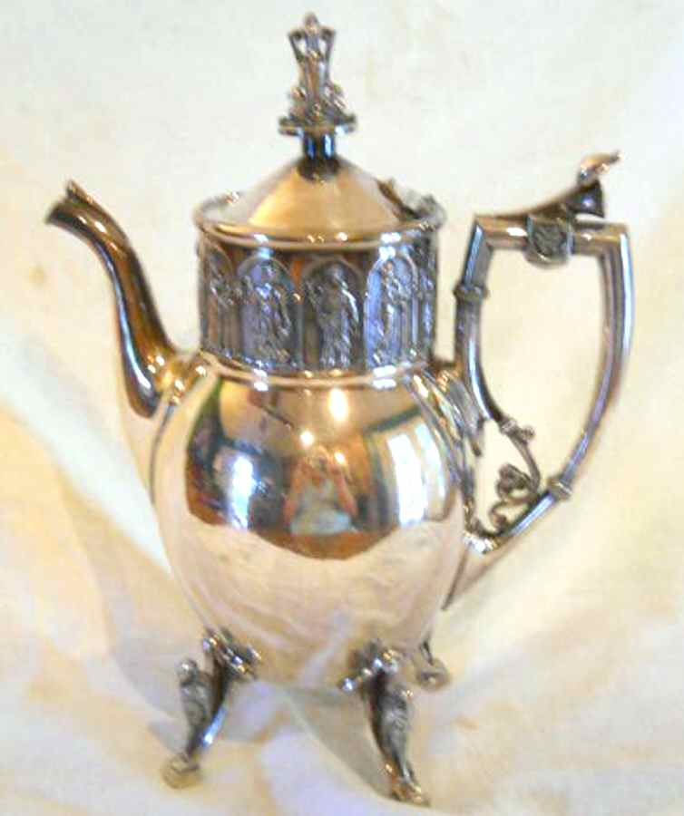 2669 (Silverplate, Hollowware) Silverplate Coffee Pot by Reed & Barton-1