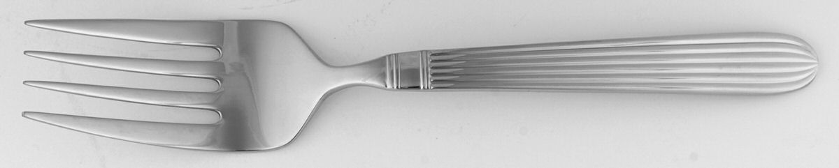 Peyton (Stainless) Medium Solid Cold Meat Serving Fork by Reed & Barton-1