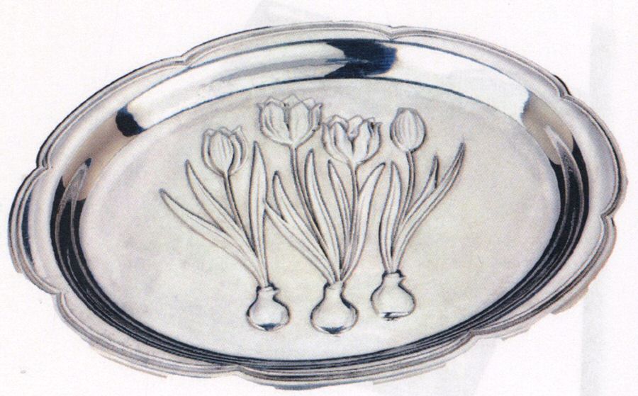 Palace Garden (Hollowware) Oval Platter by Reed & Barton-1