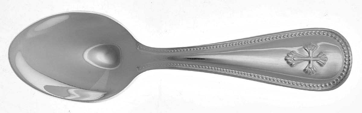 Abbey (Silverplate, Hollowware) Straight Handle Baby Spoon by Reed & Barton-1