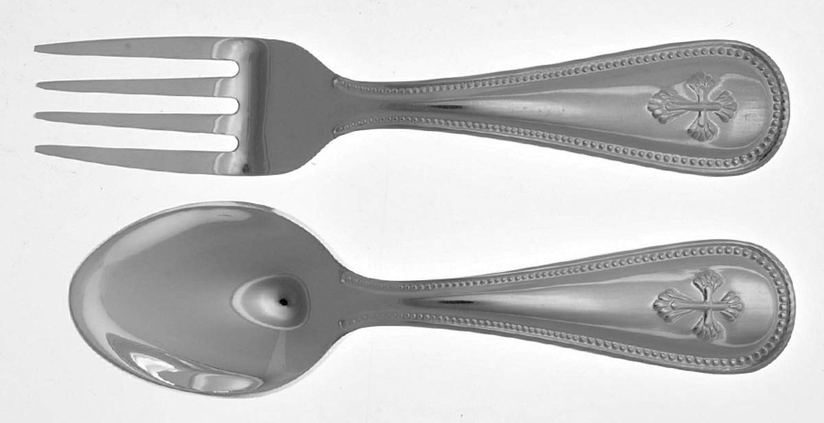 Abbey (Silverplate, Hollowware) 2 Pc Baby Set (BF, BS) by Reed & Barton-1