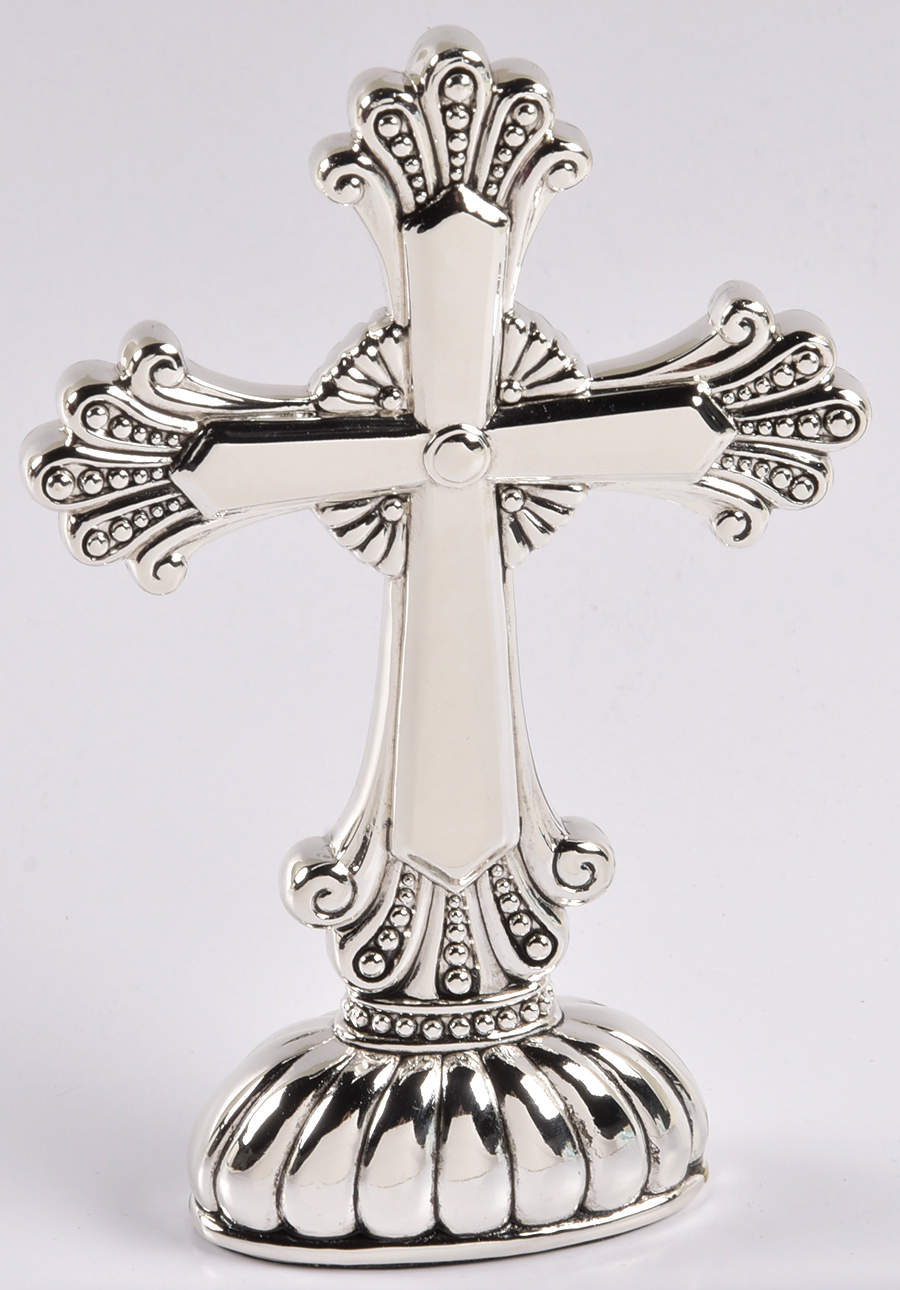 Abbey (Silverplate, Hollowware) Cross Figurine by Reed & Barton-1