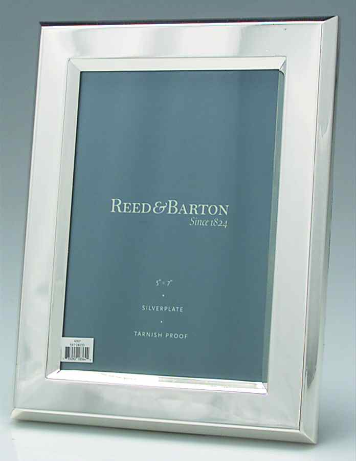 Deco (Silverplate, Hollowware) 5" X 7" Picture Frame by Reed & Barton-1