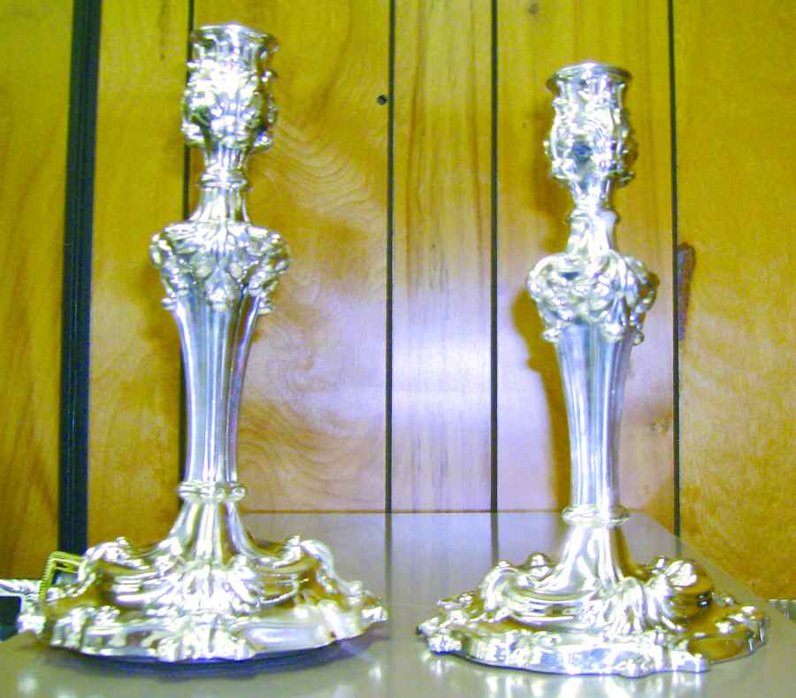 746 (Silverplate, Hollowware) Silverplate Candlestick by Reed & Barton-1