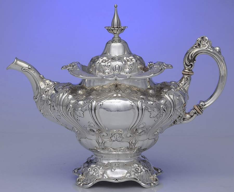 500A (Sterling, Hollowware) Teapot by Reed & Barton-1