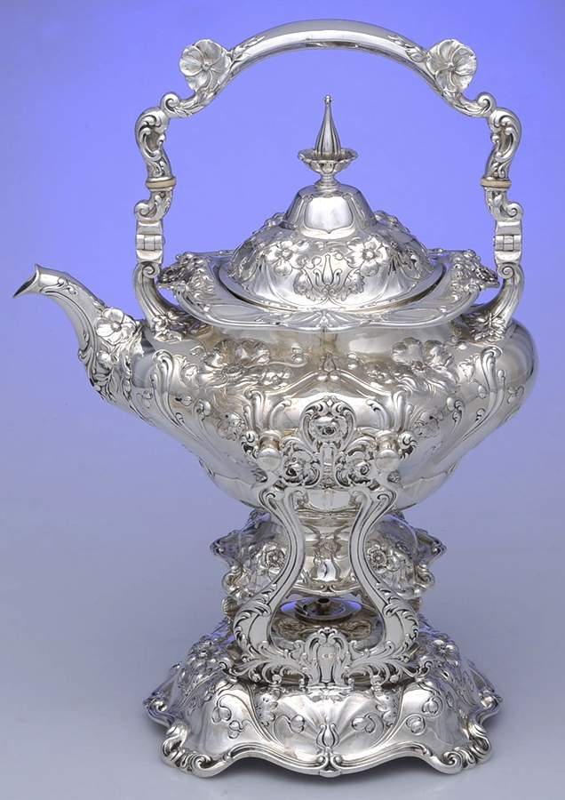 500A (Sterling, Hollowware) Kettle, Stand & Burner by Reed & Barton-1