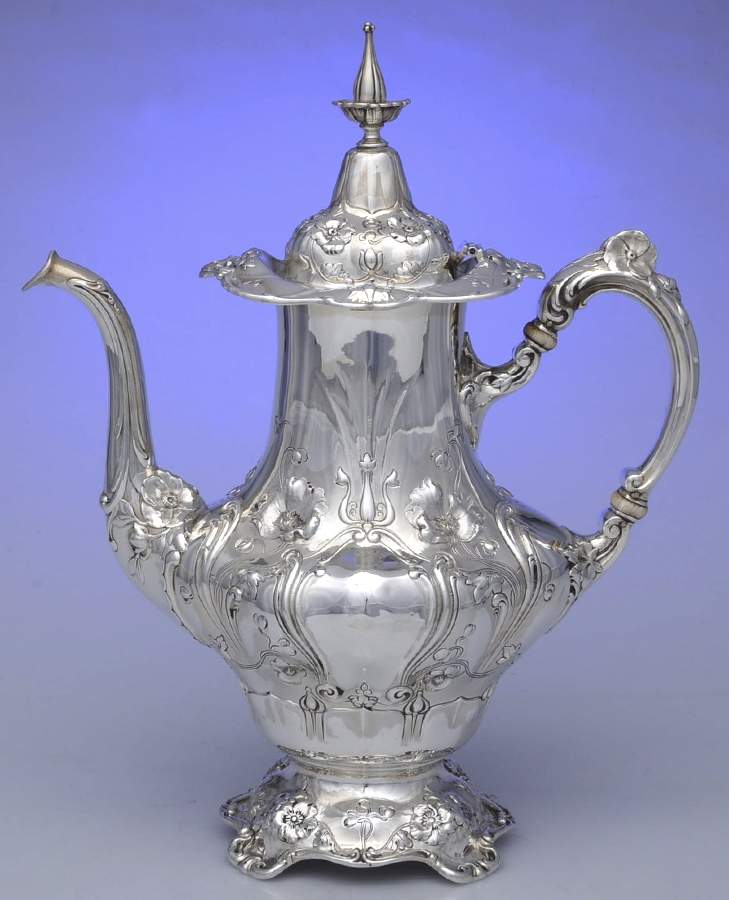 500A (Sterling, Hollowware) Coffee Pot by Reed & Barton-1