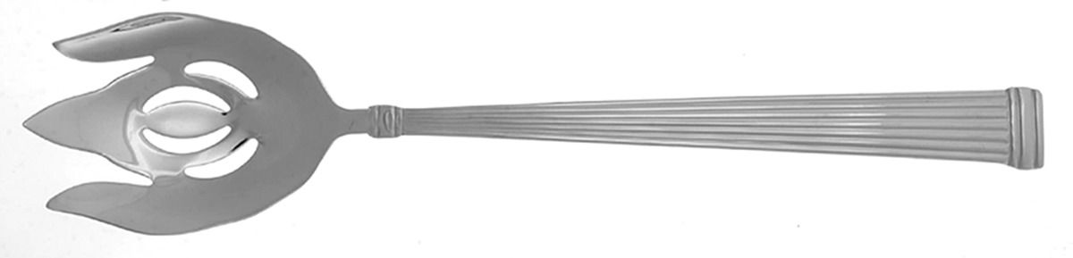 Crestwood (Stainless) Oversize Solid Salad Servng Fork by Reed & Barton-1