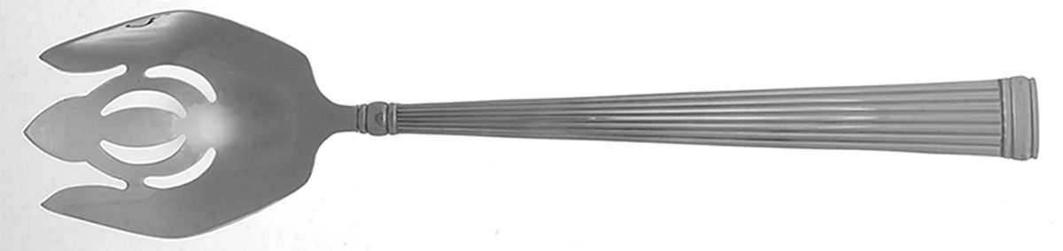 Crestwood (Stainless) Oversize Solid Salad Servng Fork by Reed & Barton-1