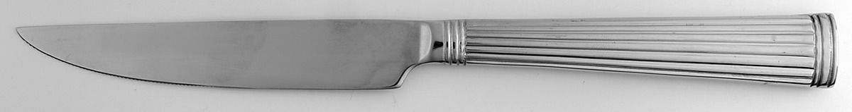 Crestwood (Stainless) Individual Steak Knife Hollow Handle by Reed & Barton-1