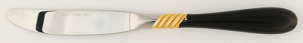Allegro (Stainless, Gold Accent) Modern Hollow Knife by Royal Prestige Silvr-1