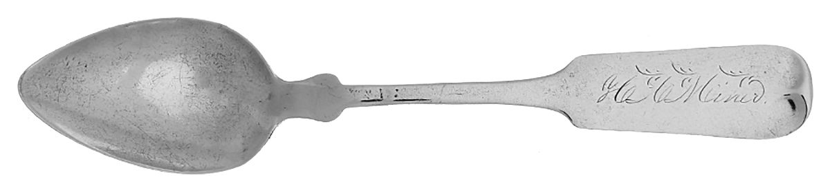 Coin Silver Flatware Teaspoon by Root & Chaffee-1