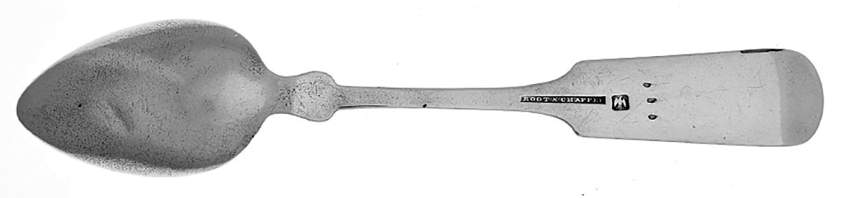 Coin Silver Flatware Teaspoon by Root & Chaffee-2
