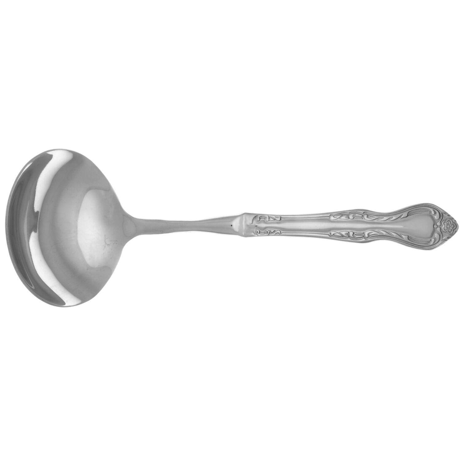Sophie (Stainless) Gravy Ladle with No Spout Stainless Bowl HC by RSVP Flatware-1