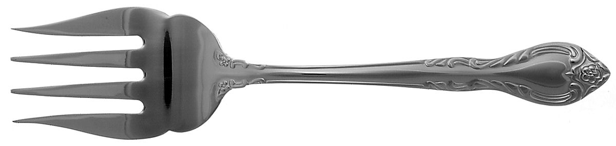 Sophie (Stainless) Medium Solid Cold Meat Serving Fork by RSVP Flatware-1