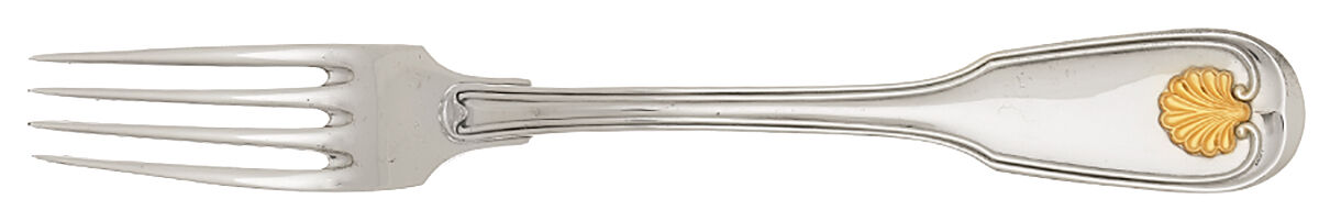 Augsburger Muschel (Gold) (Silverplate) Individual Salad Fork by Robbe & Berking-1
