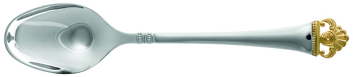 Rosenmuster (Silverplate-Gold) Teaspoon by Robbe & Berking-1