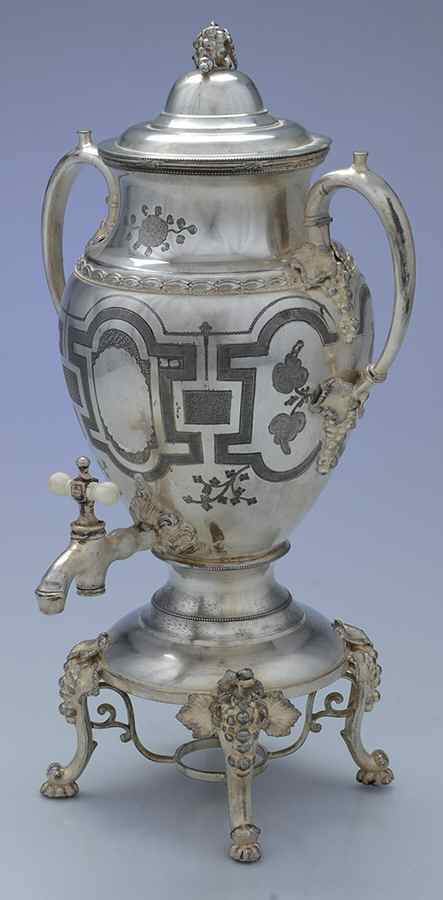 1950 (Silverplate, Hollowware) Silverplate Coffee Urn by Rogers Smith-1