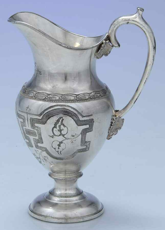 1950 (Silverplate, Hollowware) Creamer by Rogers Smith-1
