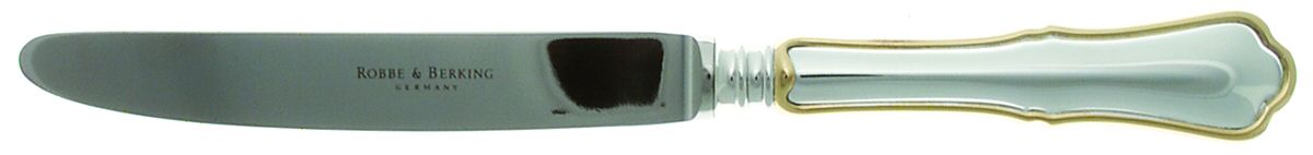Alt-Chippendale Gold (Silverplate) Modern Hollow Knife by Robbe & Berking-1
