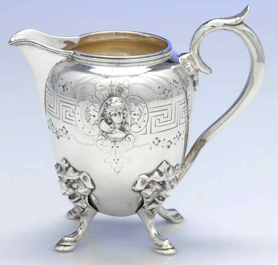 1866 (Silverplate, Hollowware) Creamer by Rogers Smith-1