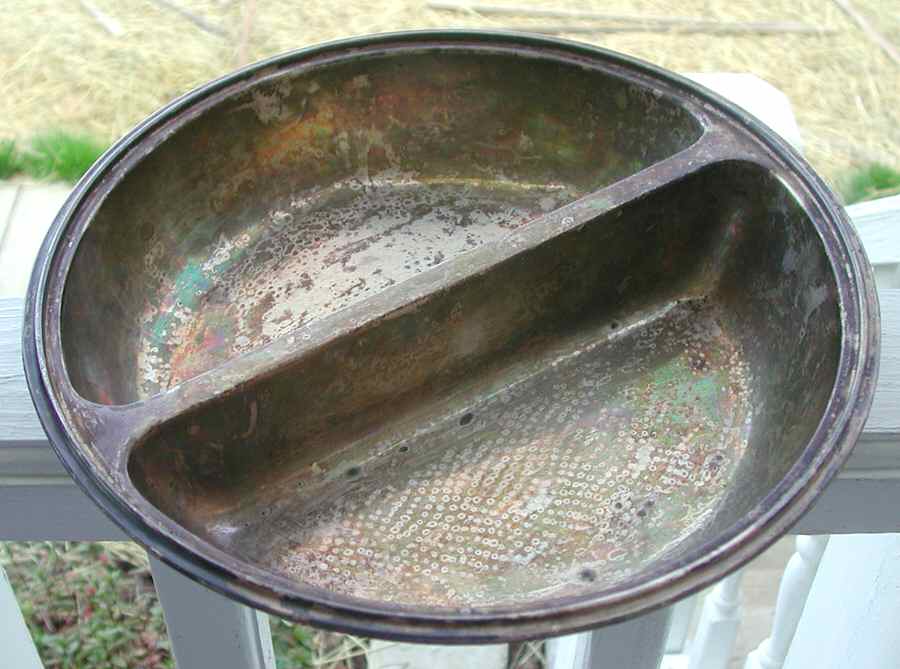 011040 (Silverplate, Hollowware) Divided Vegetable by Reed & Barton-1