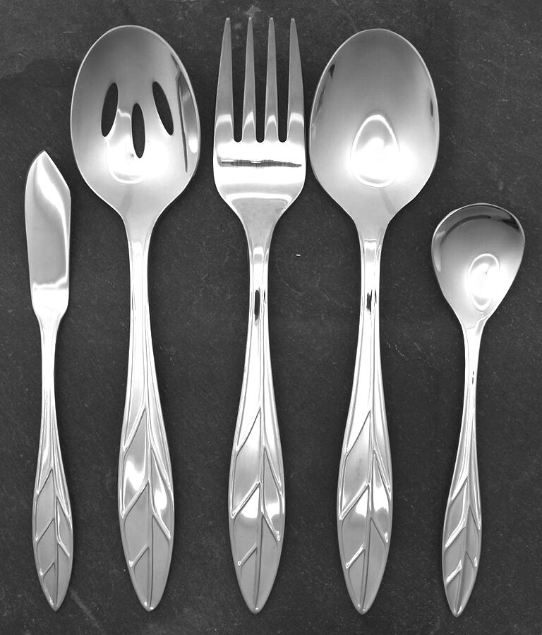 Arbor (Stainless) 5 Piece Hostess Set by Reed & Barton-1