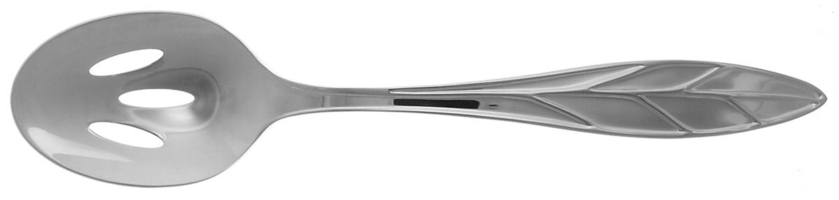 Arbor (Stainless) Pierced Tablespoon (Serving Spoon) by Reed & Barton-1