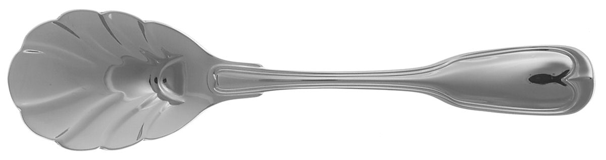 Monticello (Stainless) Sugar Shell Spoon by Reed & Barton-1