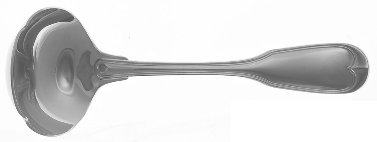 Monticello (Stainless) Solid Gravy Ladle by Reed & Barton-1