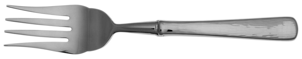 Silver Echo (Stainless) Cold Meat Fork Large, Stainless Tines HC by Reed & Barton-1