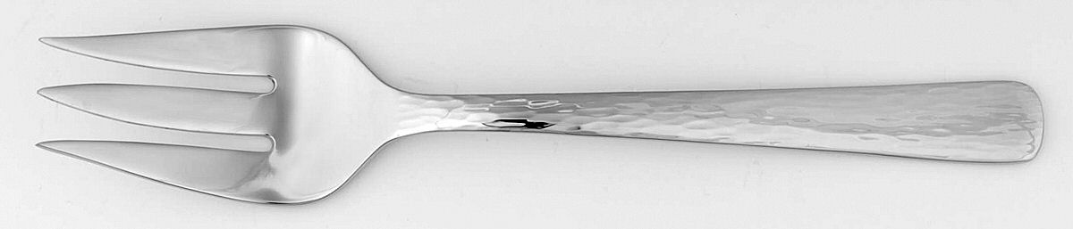 Silver Echo (Stainless) Medium Solid Cold Meat Serving Fork by Reed & Barton-1
