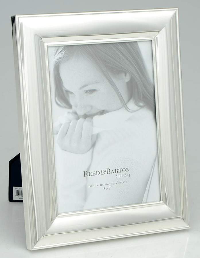 Newton (Silverplate, Hollowware) 5" X 7" Picture Frame by Reed & Barton-1