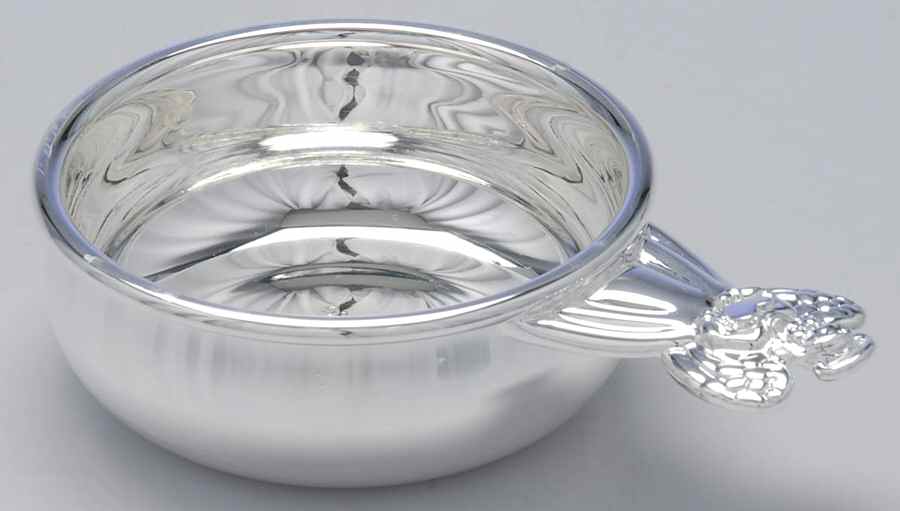 My Little Angel (Silverplate Hollowware) 4" Porringer by Reed & Barton-1