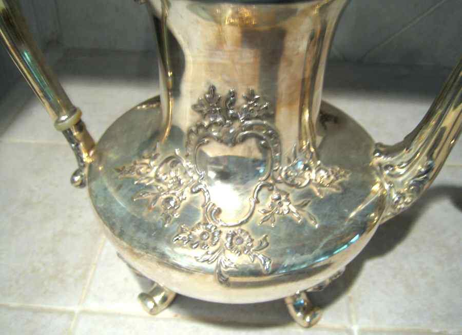 3643 (Silverplate, Hollowware) Silverplate Coffee Pot by Reed & Barton-1