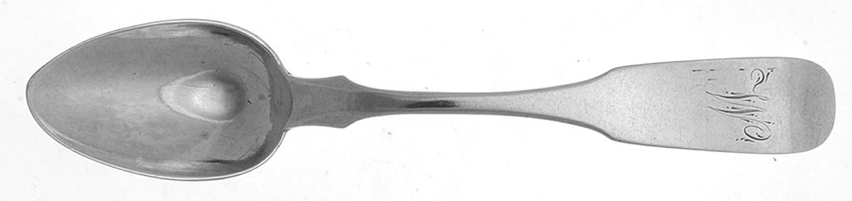 Coin Silver Flatware (Coin) Teaspoon by Robert Brown-1